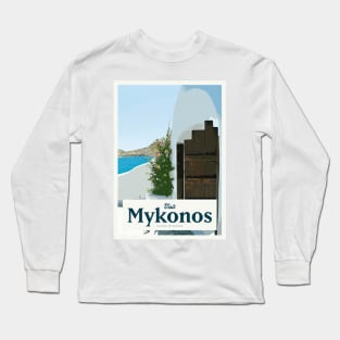 Visit Mykonos Long Sleeve T-Shirt